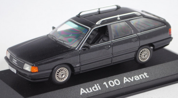 Audi 100 Avant 2.3 E (C3, Typ 44, Facelift 88, Mod. 88-91), panthero metallic, Minichamps, 1:43, mb