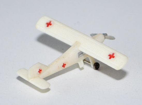 Dornier Do 27, Sanitätsflugzeug, rote Kreuze, 1:250, mit Zettel, mb