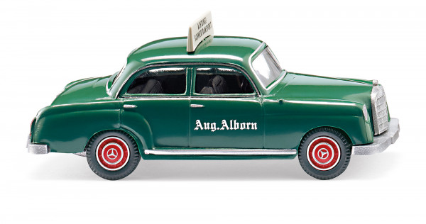 Mercedes-Benz 180 (Baureihe W 120, Modell 1953-1957), kieferngrün, Aug. Alborn, Wiking, 1:87, mb