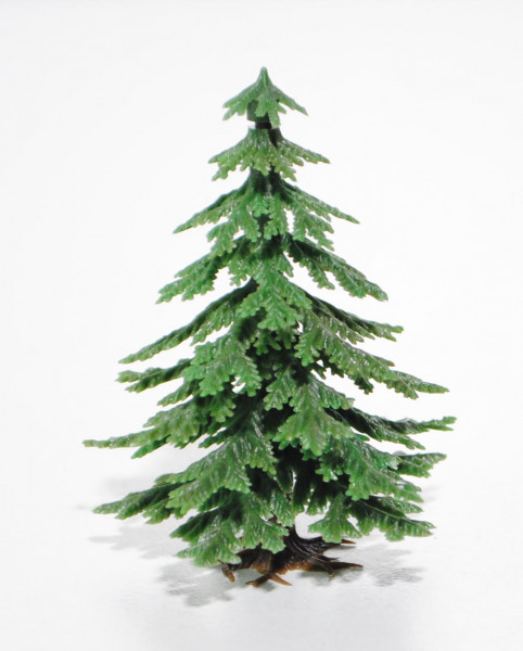 Tanne, mittel (H=6,5 cm), grün, vollplastisches Baum-Modell