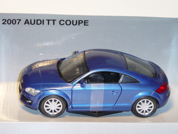 Audi TT Coupe, Mj. 2007, dunkelblaumetallic, MondoMotors, 1:24, mb