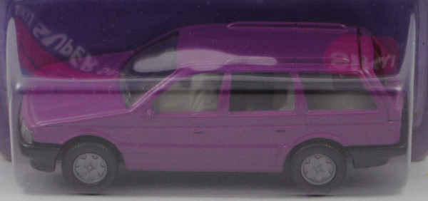00008 VW Passat Variant CL (B3, 35i, Typ 315, Modell 1988-1990), signalviolett, B6, SIKU, 1:55, P25