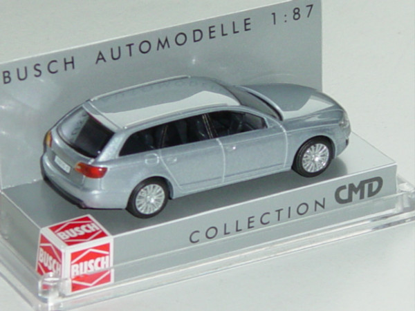 Audi A6 Avant, Mj. 2004, silbermetallic, CMD Collection, Busch, 1:87, PC-Box