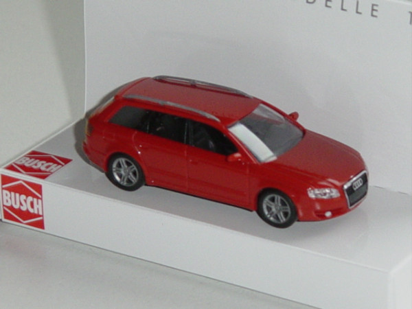 Audi A4 Avant, Mj. 2004, dunkel-blutorange, Busch, 1:87, mb