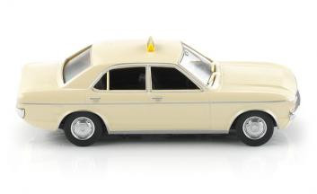 Taxi - Ford Granada, Modell 1972, hellelfenbein, Wiking, 1:87, mb