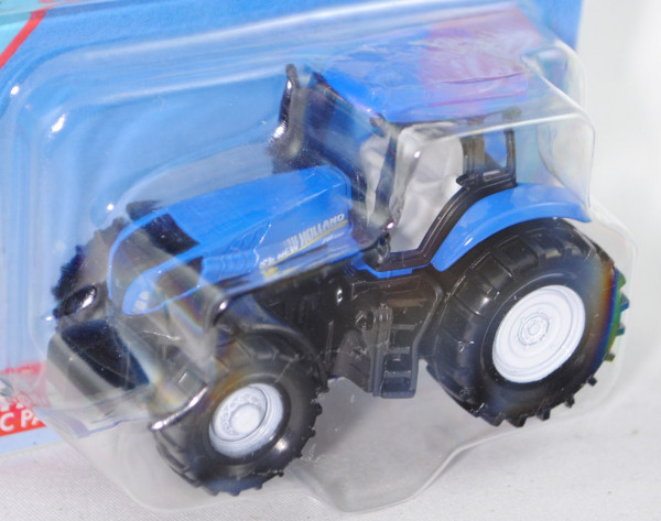 00000 New Holland T8.390 Traktor (Modell 2011-2015), hell-signalblau/schwarz, innen lichtgrau, Lenkr