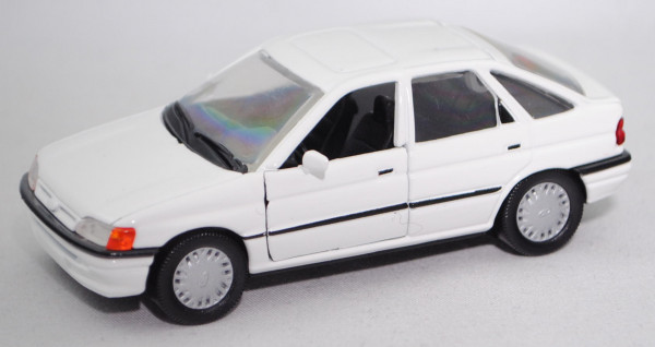 Ford Escort Ghia (5. Gen., Typ Escort '91 / Mk V, Modell 1990-1992), diamant-weiß, Schabak, 1:43, mb