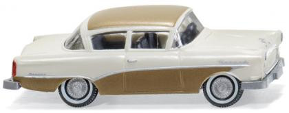 Opel Rekord Ascona, Baujahr 1957, gold/cremeweiß, Wiking, 1:87, mb