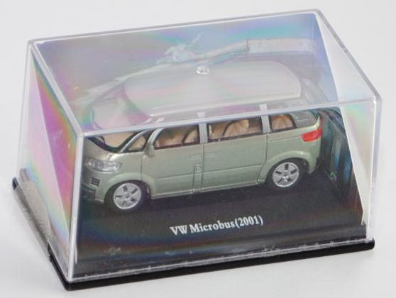 VW Microbus 2001, blaßgrünmetallic, TCM, 1:72, PC-Box