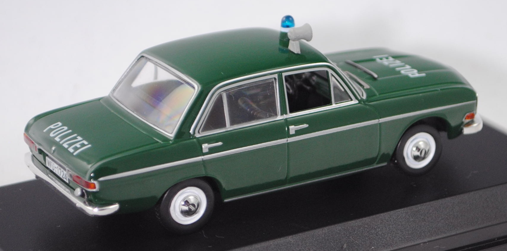 AUDI 72 POLIZEI 1965 NOREV 830024 1/43 VERT GREEN GRUN DEUTSCHE POLICE GERMAN