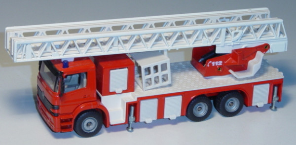 00003 Mercedes-Benz Atego Feuerwehrdrehleiter, rot/weiß, Feuerwehr C 112, L15