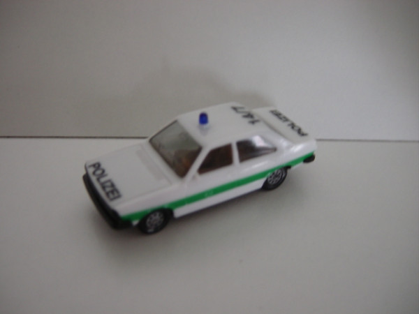 Audi 80 POLIZEI, weiß/grün, 14/7, Herpa, 1:87