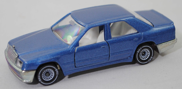 00001 Mercedes-Benz 300 E (W 124, Modell 85-86), h.-violettblaumet., Mittelkonsole glatt, SIKU, 1:55
