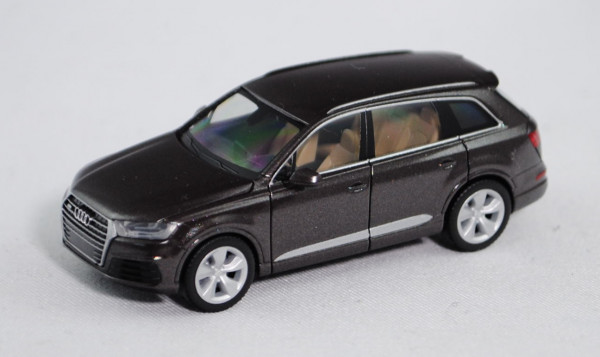 Audi Q7 (Typ 4M, Modell 2015-), argusbraun metallic, Herpa, 1:87, mb