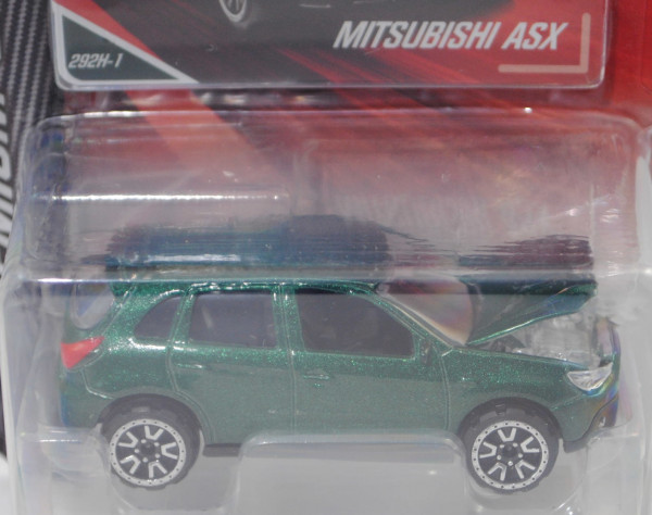 Mitsubishi ASX INVITE 1.8 DI-D 4WD (GA, Mod. 2010-2012), moosgrünmetallic, majorette, 1:57, Blister