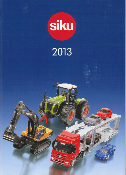 Siku-Katalog 2013, DIN-A4, 90 Seiten (Titelseite mit Lagerspuren)