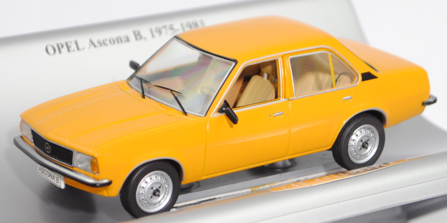 Opel Ascona B Classic 1975-81 Mounted Schuco model  Newly re released 1:43 rd. 