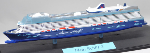 00402 Kreuzfahrtschiff neue Mein Schiff 2 (Baunr. NB-1393, Indienstst. 23.01.2019), SIKU, 1:1397, mb