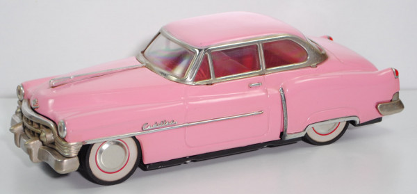 Cadillac Serie 62 Coupé deVille (Modell 1949-1958, Baujahr 1950), rosa, LUXE CAR, ca. 1:18, mb
