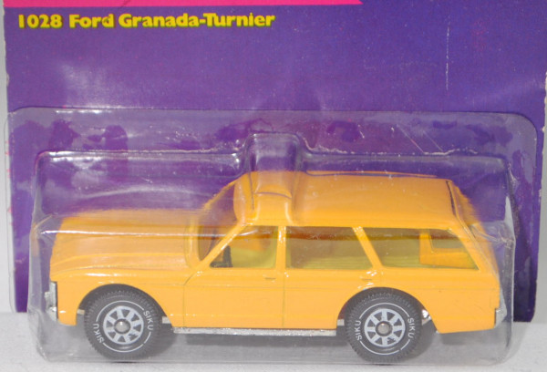 00004 Ford Granada Turnier 3.0 (Typ Granada '72, Mod. 72-75), gelb, Verglasung gelb, B5, P16h mit ®