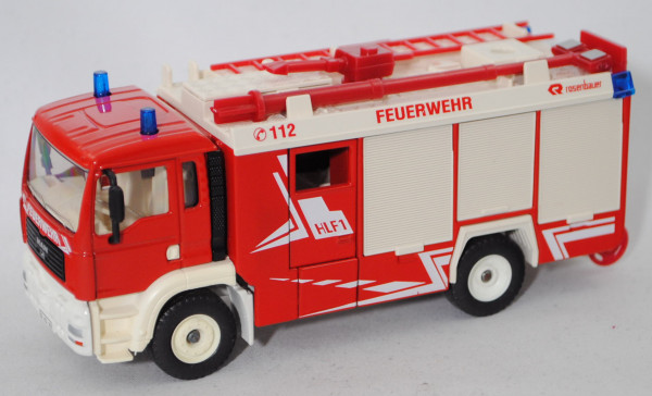 00002 HLF 20 auf Fahrgestell MAN TGA 18.460 M (Mod. 00-04) Feuerwehr, rot/weiß, Zugmaul geschl.