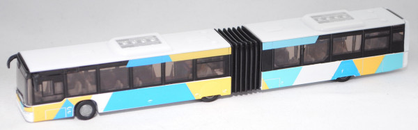 00901 GR NEOPLAN N 4522 Centroliner Gelenkbus (Mod. 03-08), weiß, gelb/blau/türkise Streifen, L17mpK