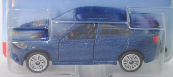 00000 BMW X6 M (Baureihe F86, Modell 15-18), dunkel-saphirblaumetallic, B49 silber, SIKU, P29e