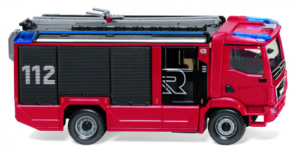 Feuerwehr - Rosenbauer AT (Mod. 20-) LF auf Fahrgestell MAN TGM (Mod. 17-), rot, Wiking, 1:87, mb