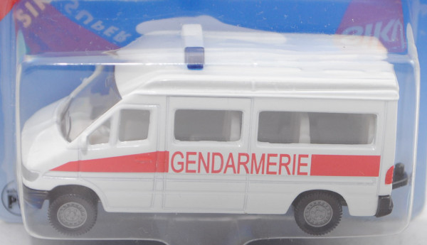 03800 Mercedes-Benz Sprinter (T1N, Mod. 95-00) Kleinbus Polizeibus, reinweiß, GENDARMERIE, P28a