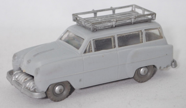 00001 Opel Olympia Rekord Caravan (Mod. 53-54) mit Dachgepäckträger ohne Ladegut, grau, RV 7/1