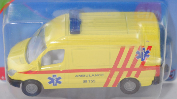 06100 CZ Mercedes-Benz Sprinter II (NCV 3, W 906, Mod. 06-13) Ambulance, gelb, AMBULANCE/C 155, P29e