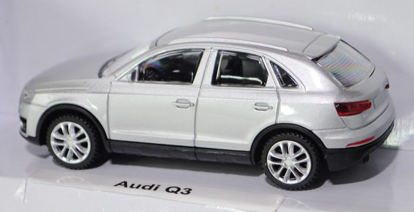 Audi Q3 (Typ 8U), Modell 2011-2015, silber, RASTAR, 1:43, mb