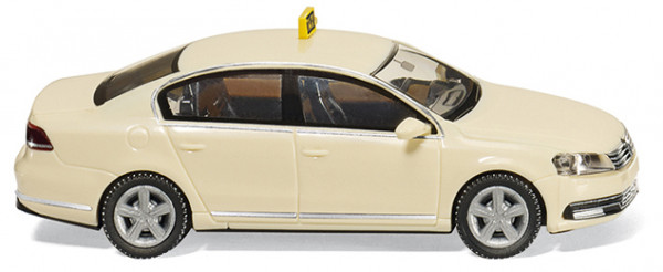 Taxi - VW Passat Limousine B7 (Typ 3C), Modell 2010-, hellelfenbein, Wiking, 1:87, mb