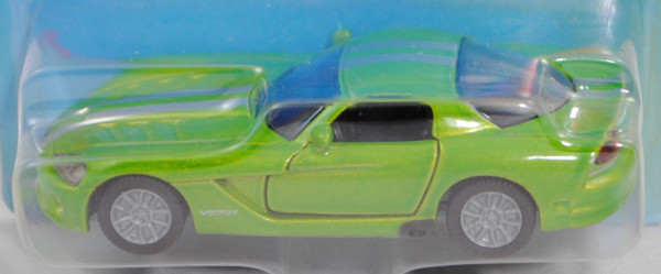 00002 Dodge Viper SRT10 Coupé (Typ ZB, Phase II, Mod. 2008-2010), gelbgrünmetallic, SIKU, 1:55, P29a