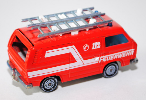 00003 VW Transporter 2,0 Liter (Typ T3, Modell 1979-1982) Feuerwehr-Gerätewagen, verkehrsrot, innen