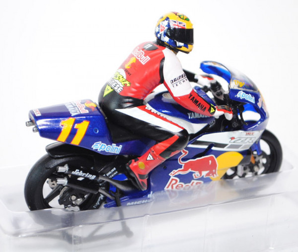 Yamaha YZR 500, ultramarinblaumetallic, Team Yamaha Motor Racing, Red Bull, Fahrer: Troy Corser, Nr.