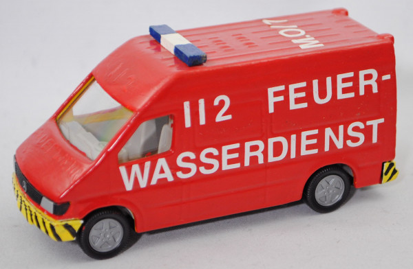 Mercedes-Benz Sprinter I (Modell 1995-2000) Feuerwehr, rot, 112 FEUER- / WASSERDIENST, Umbau