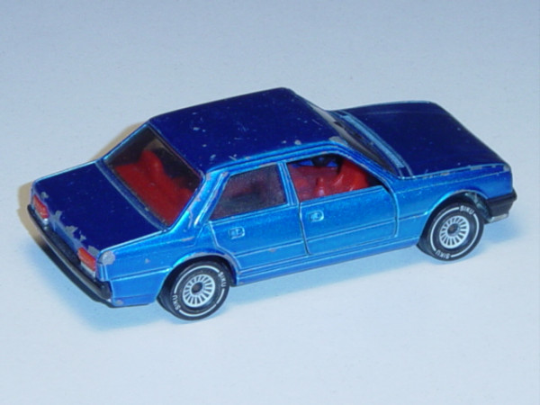 00002 Peugeot 505 STi, Modell 1979-1986, dunkel-himmelblaumetallic, Verglasung rauch, B4, Modell bes