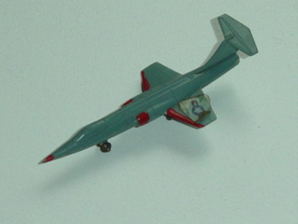 Lockheed F 104, Starfighter, U.S.AIR FORCE, Aufkleber teils weg, 1:250, ohne Zettel