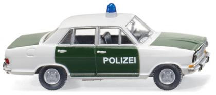 Polizei - Opel Kadett B, Modell 1965-1973, weiß/grün, POLIZEI, Wiking, 1:87, mb