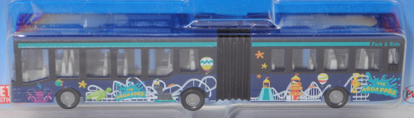 00003 MAN NG 312 Niederflurgelenkbus (Mod. 1995-1999), blau, Park & Ride/THE/AQUAPARK, SIKU, P29e