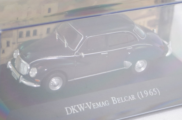 DKW-Vemag Belcar Rio (4-türige Limousine, Mod. 1965-1966, Baujahr 1965), grau, De Agostini, 1:43, mb