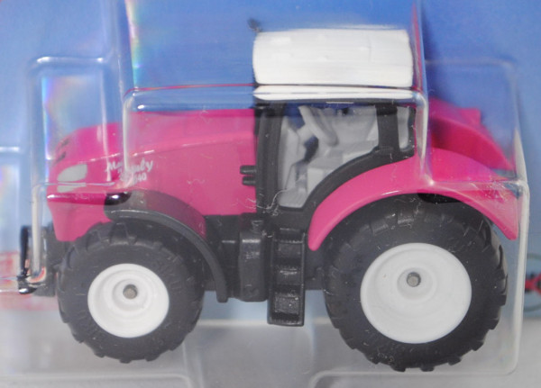 00000 Mauly X540 Traktor, Motorhaube pink, Dach Fahrerhaus weiß, SIKU SUPER, P29e