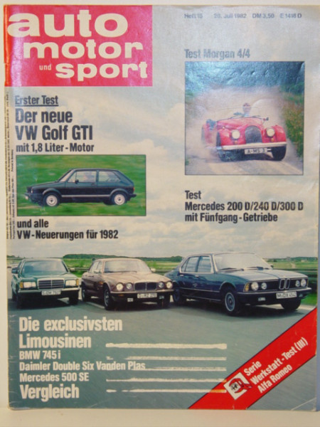 auto motor und sport, Heft 15, 28. Juli 1982