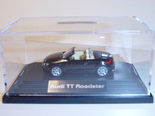 Audi TT Roadster, Mj. 06, phantomschwarz, Wiking, 1:87, Werbeschachtel