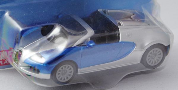 00000 Bugatti EB 16.4 Veyron Grand Sport (Modell 2009-2012), verkehrsblaumetallic/weißaluminiummetal