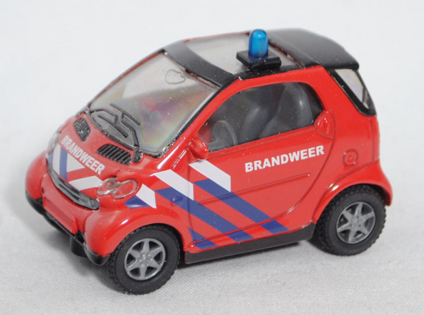 00300 NL smart fortwo coupé passion (Typ C 450, 2nd gen., Mod. 2003-2007) Feuerwehr, rot, BRANDWEER