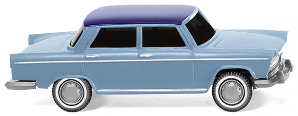 Fiat 1800 (Modell 1959-1968, Baujahr 1962), pastellblau, Dach nachtblau, Wiking, 1:87, mb
