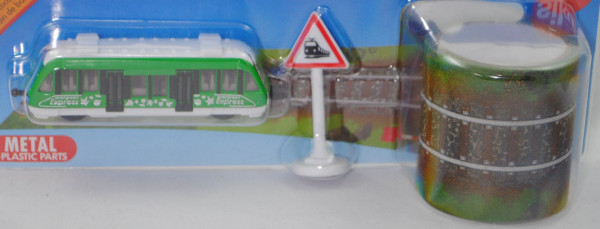 00000 Nahverkehrszug (vgl. Regionaltriebwagen Alstom Coradia LINT 27) m. Tape, weiß/grün, SIKU, P29e