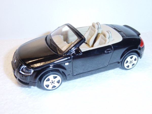 Audi TT Roadster, Mj. 99, schwarz, innen beige, Maisto, 1:43, mb